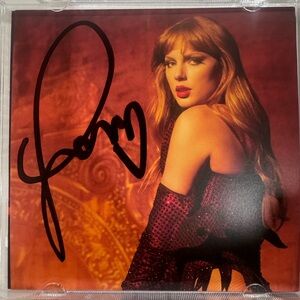 Taylor Swift The Life Of A Showgirl Hand Signed CD #3
